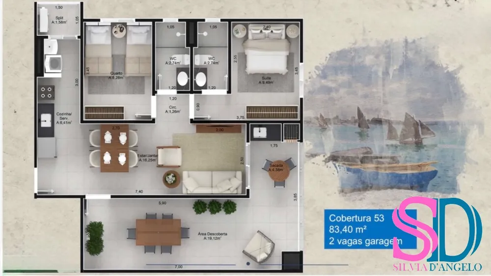 Apartamento, 2 quartos, 77 m² - Foto 12