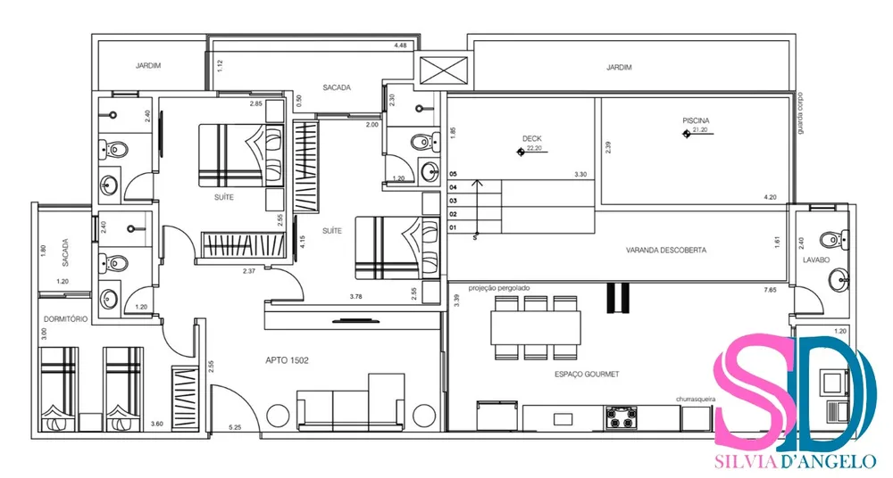 Apartamento, 3 quartos, 166 m² - Foto 2