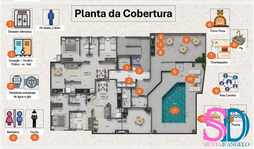 Apartamento, 2 quartos, 66 m² - Foto 12