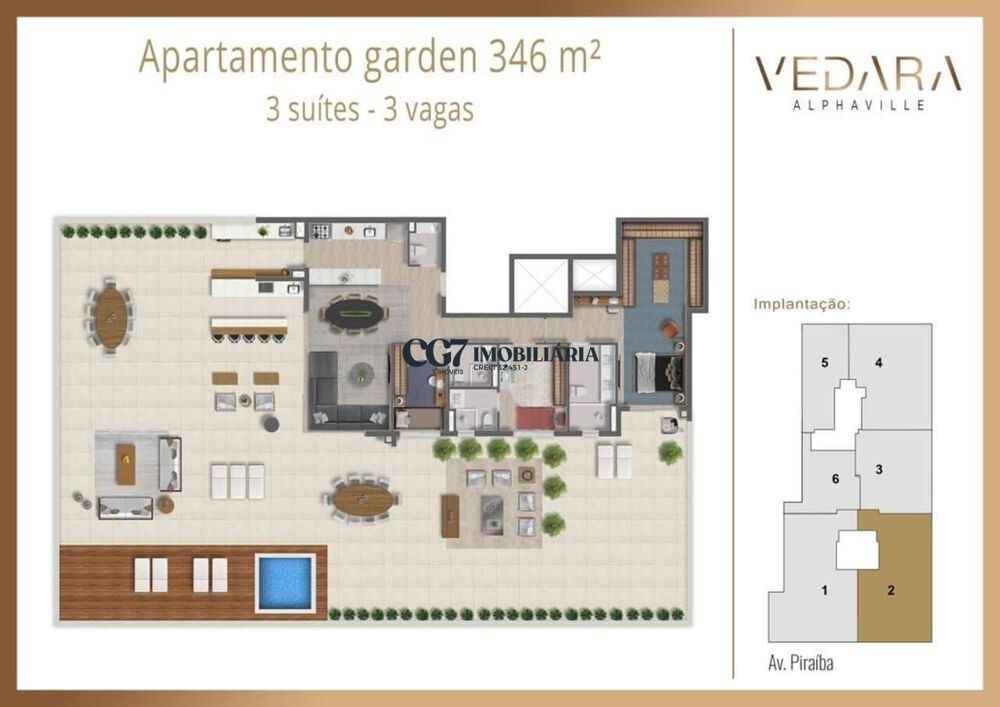 Apartamento, 3 quartos, 346 m² - Foto 1