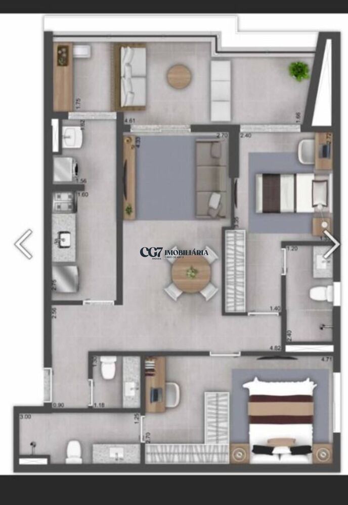 Apartamento, 2 quartos, 78 m² - Foto 1