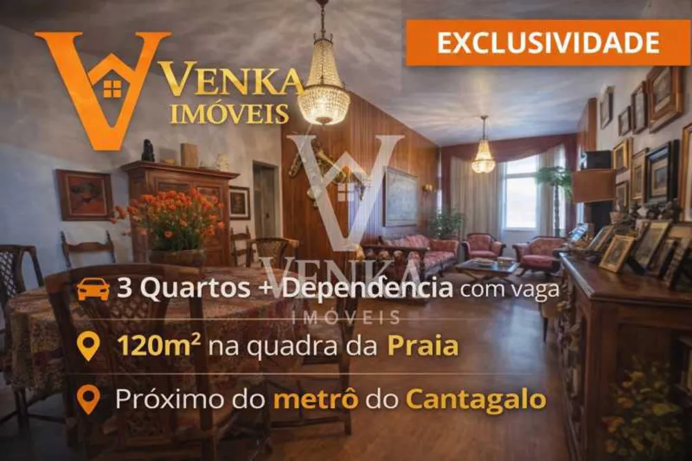 Apartamento, 3 quartos, 120 m² - Foto 1