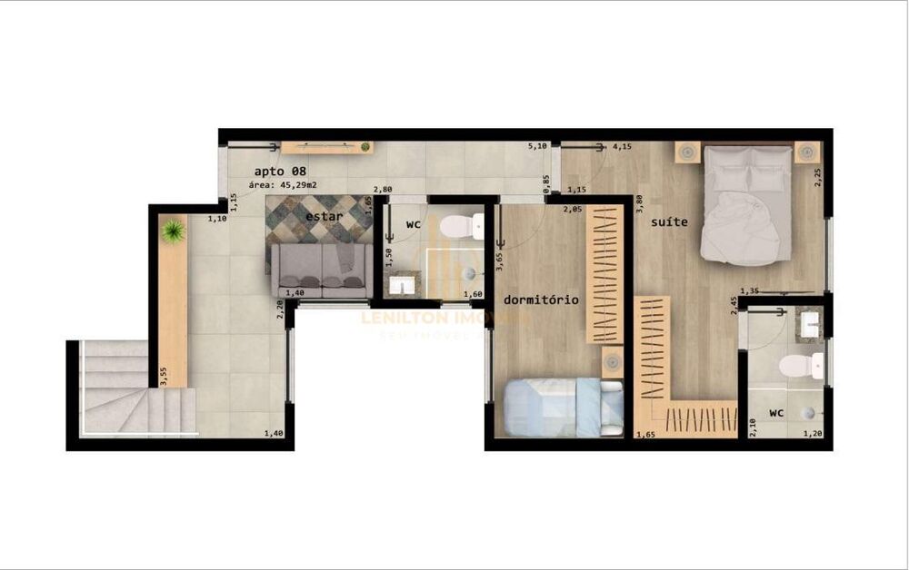 Cobertura, 2 quartos - Foto 13