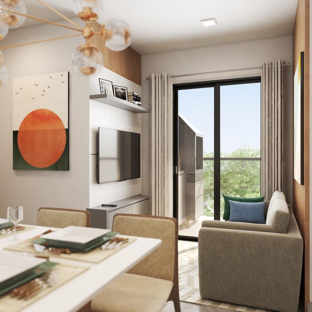 Apartamento, 2 quartos, 60 m² - Foto 1