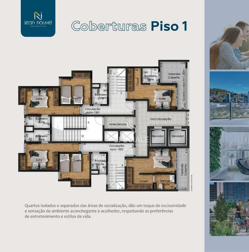 Cobertura, 3 quartos, 159 m² - Foto 5