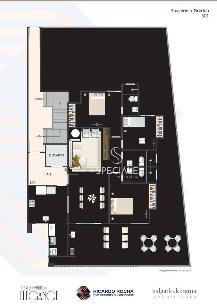 Apartamento, 3 quartos, 245 m² - Foto 7