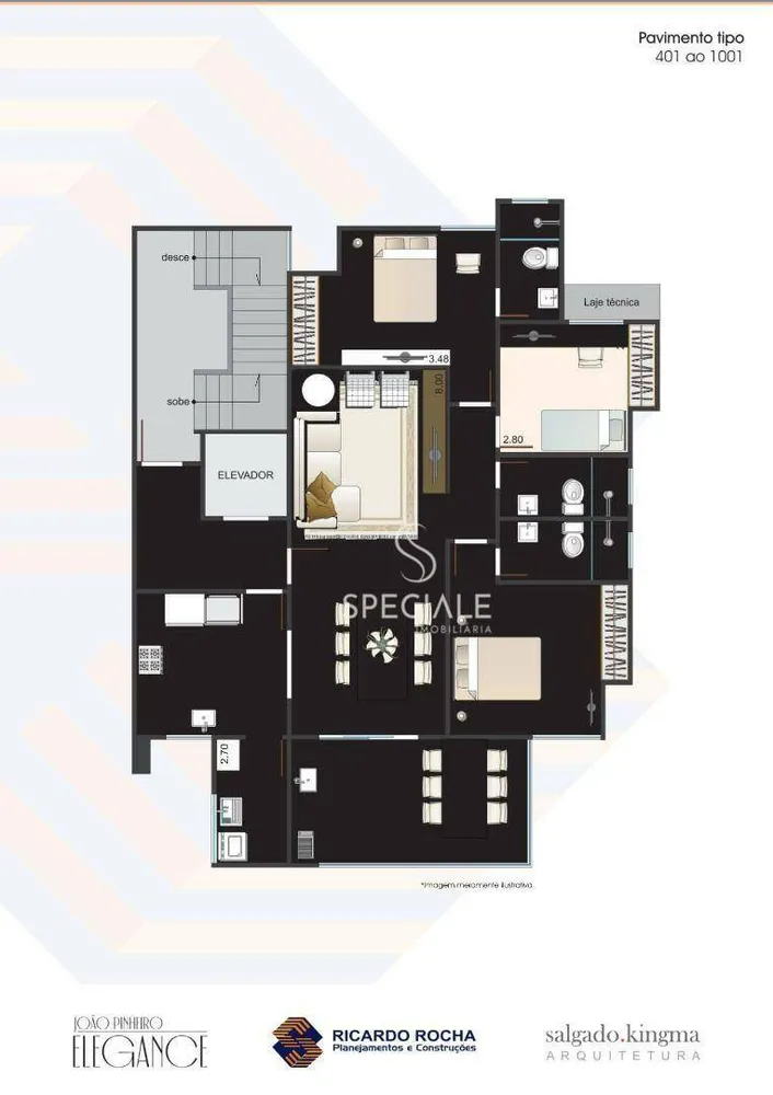 Apartamento, 3 quartos, 104 m² - Foto 7