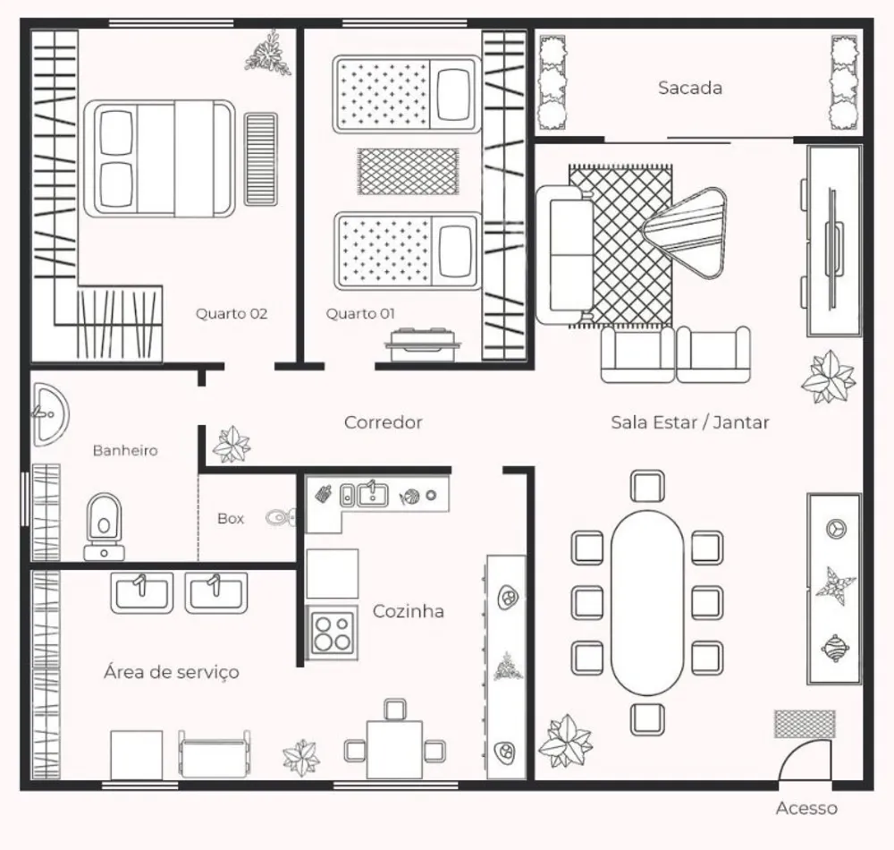 Apartamento, 2 quartos, 64 m² - Foto 12