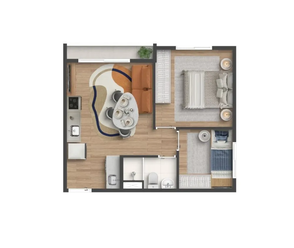 Apartamento, 2 quartos, 38 m² - Foto 14