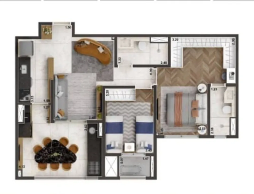 Apartamento, 2 quartos, 71 m² - Foto 11