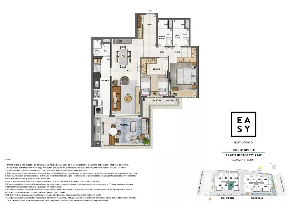 Apartamento, 2 quartos, 97 m² - Foto 1