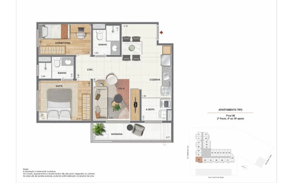 Apartamento, 2 quartos, 53 m² - Foto 26
