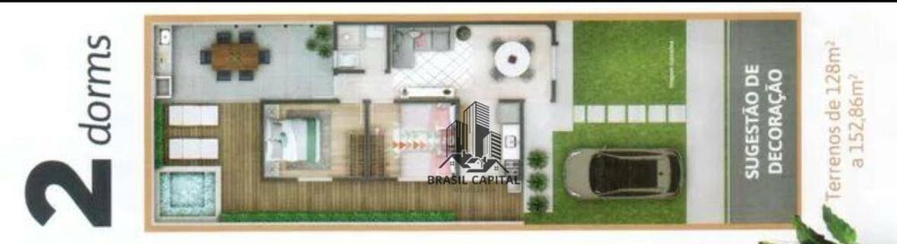 Casa de Condomínio, 2 quartos - Foto 18