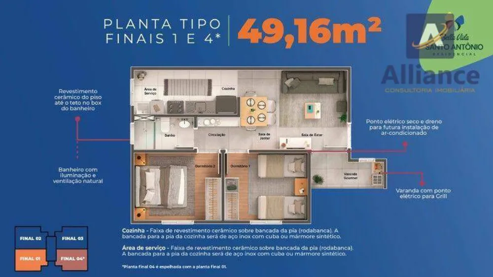 Apartamento, 2 quartos, 47 m² - Foto 8