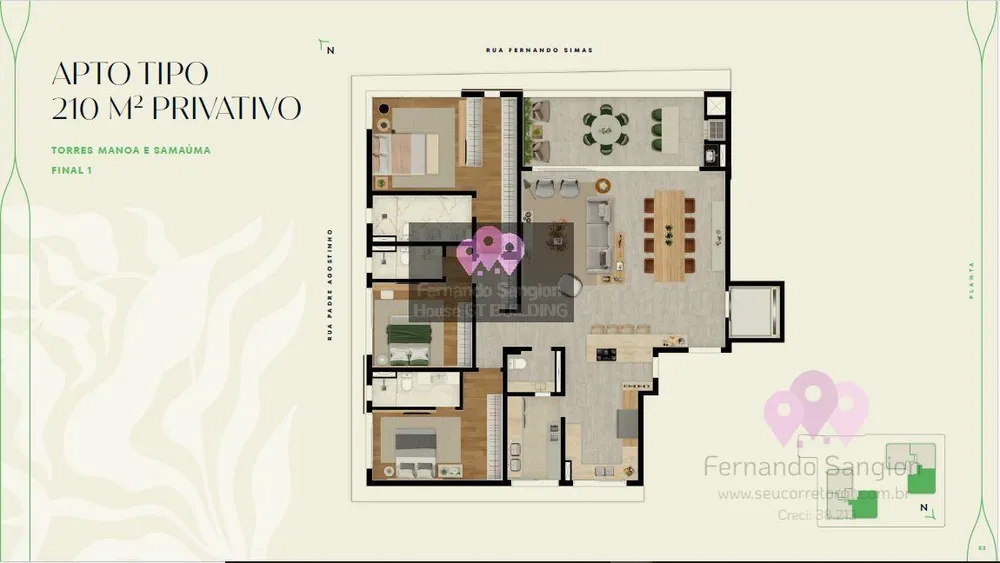 Apartamento, 3 quartos, 210 m² - Foto 16