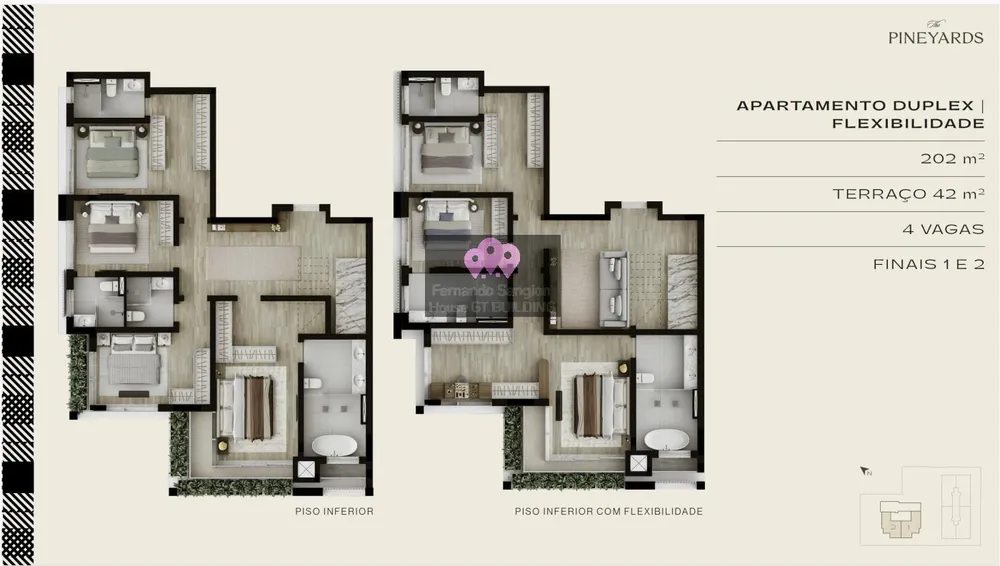 Cobertura, 4 quartos, 244 m² - Foto 1