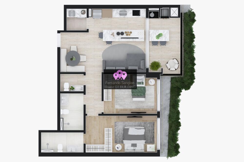 Apartamento à venda com 2 quartos, 88m² - Foto 4