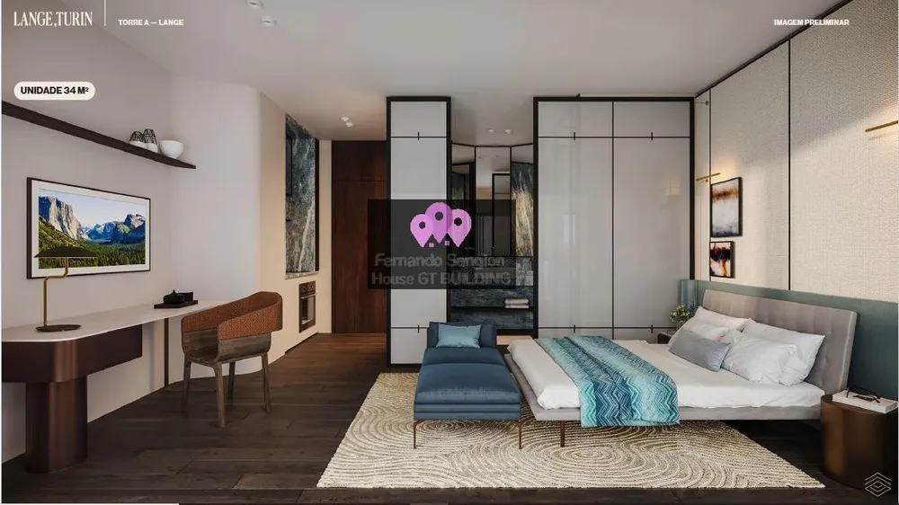 Apartamento, 1 quarto, 34 m² - Foto 2