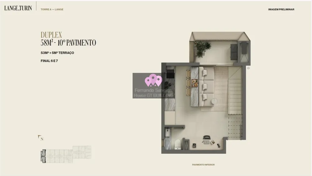 Apartamento, 1 quarto, 58 m² - Foto 5