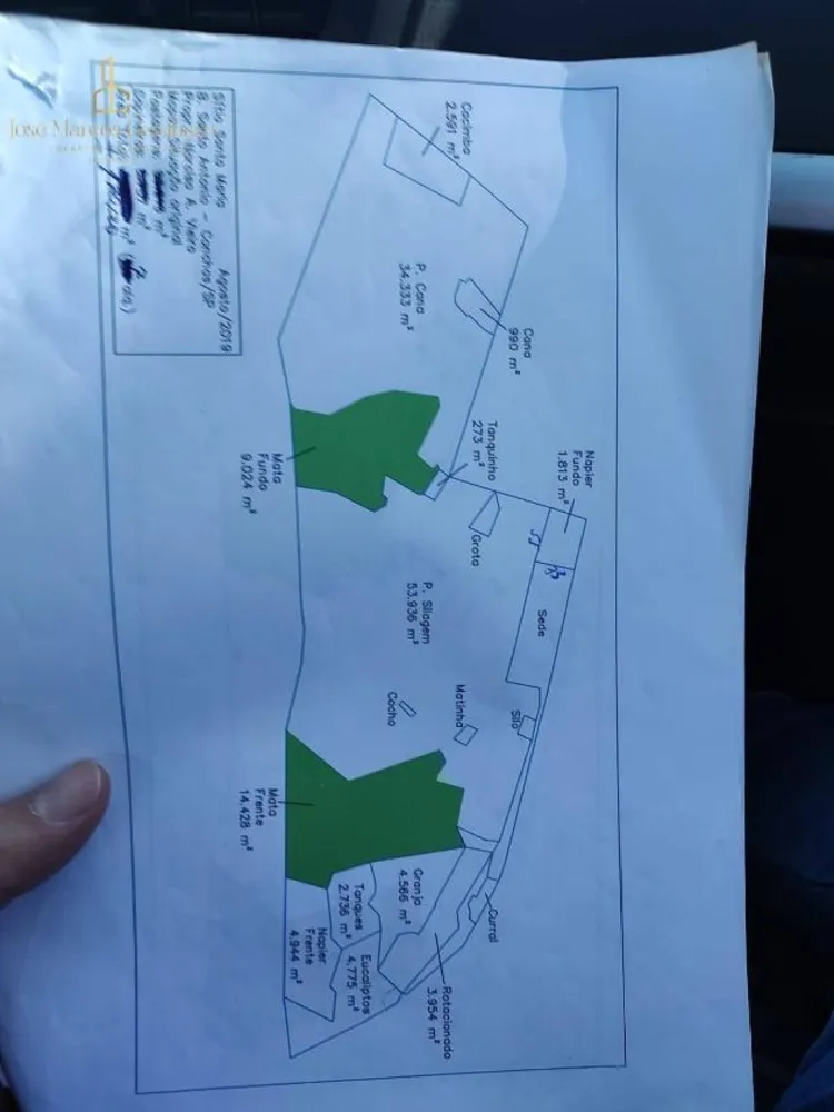 Sítio, 3 quartos, 17 hectares - Foto 1