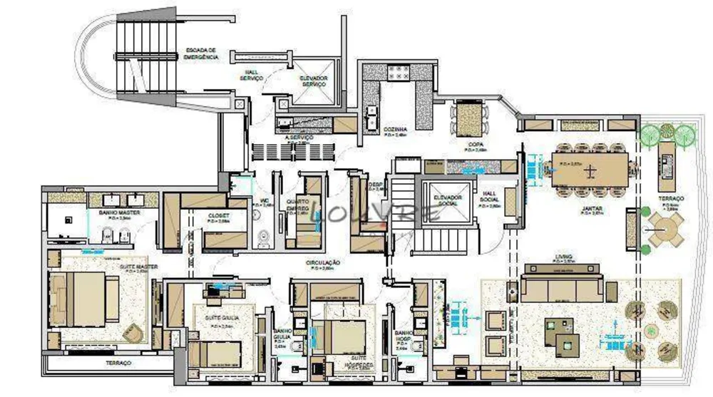 Cobertura, 4 quartos, 420 m² - Foto 8