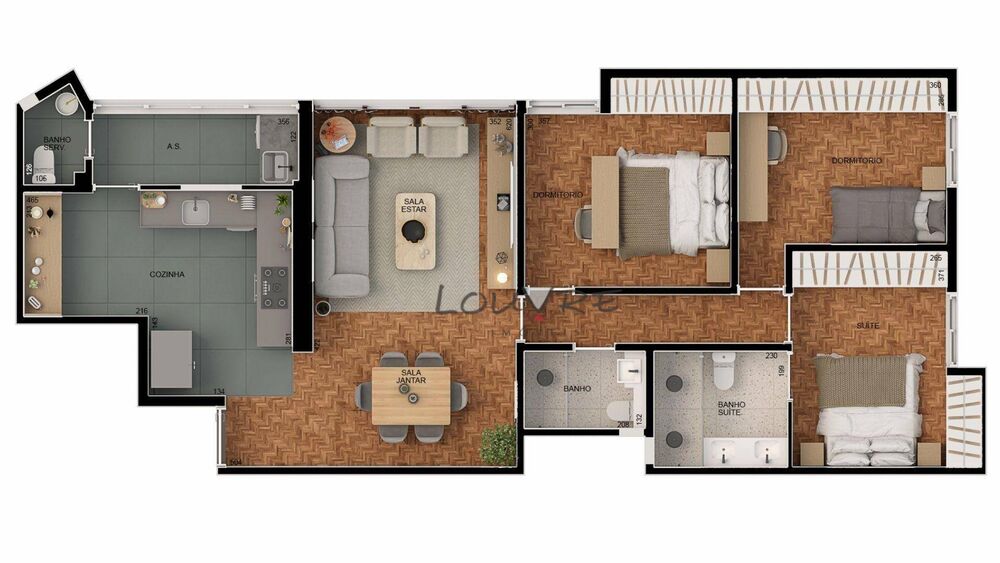 Apartamento, 3 quartos, 98 m² - Foto 4