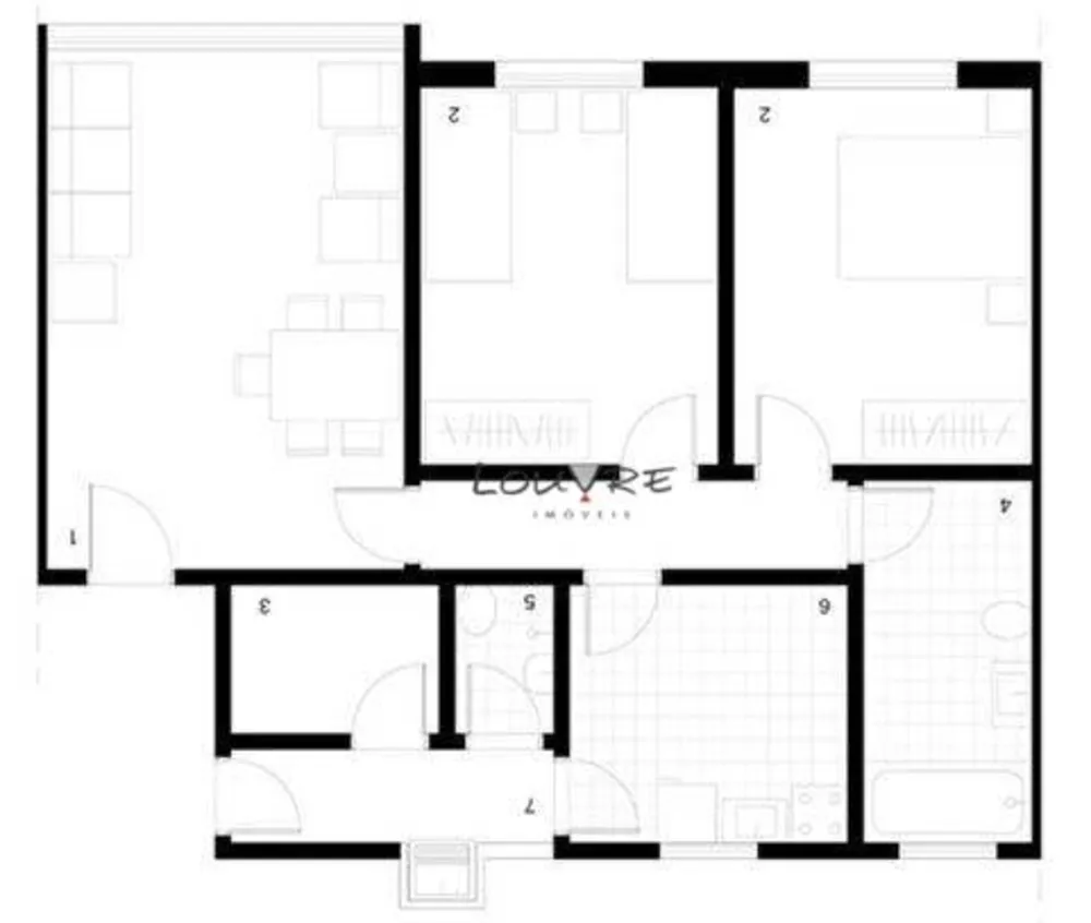 Apartamento, 2 quartos, 80 m² - Foto 7