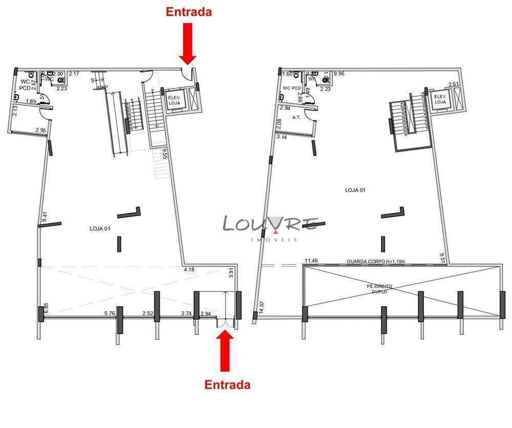 Loja-Salão, 467 m² - Foto 1