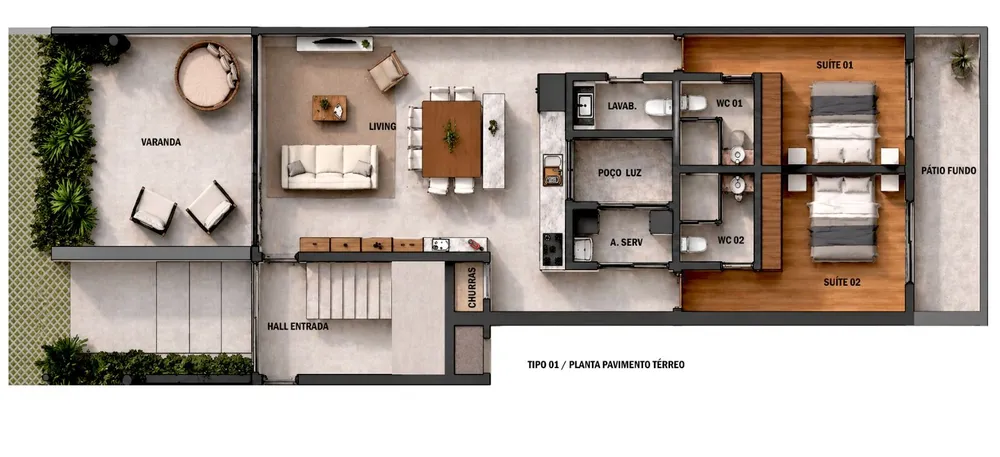 Apartamento, 2 quartos - Foto 8