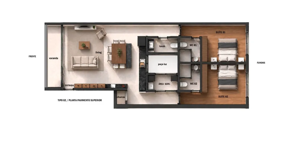 Apartamento, 2 quartos - Foto 7