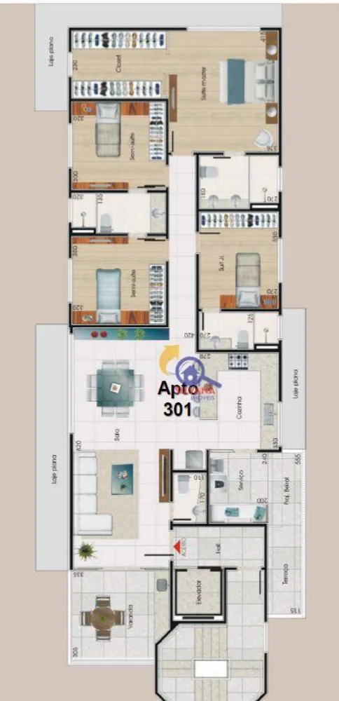 Apartamento, 4 quartos, 148 m² - Foto 8