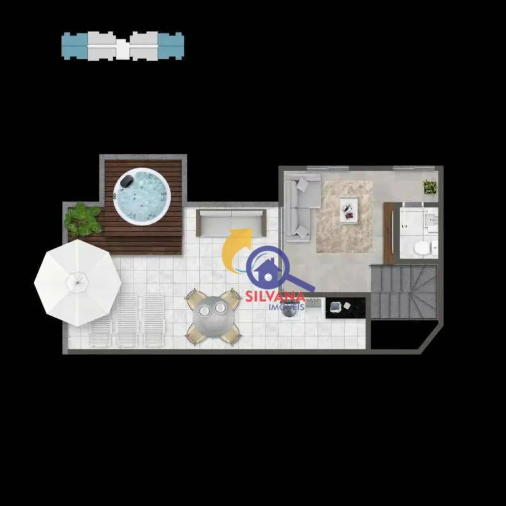 Cobertura, 2 quartos, 110 m² - Foto 10