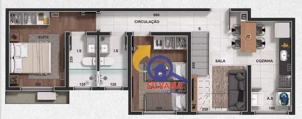 Cobertura, 2 quartos, 120 m² - Foto 4