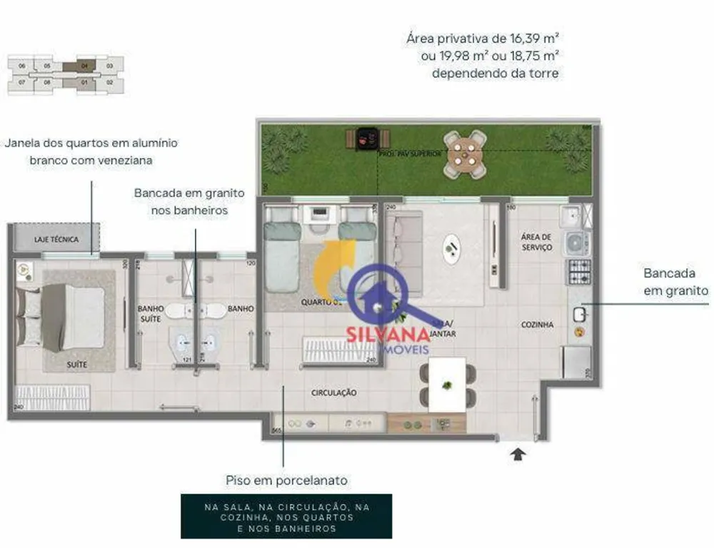 Apartamento, 2 quartos, 59 m² - Foto 16