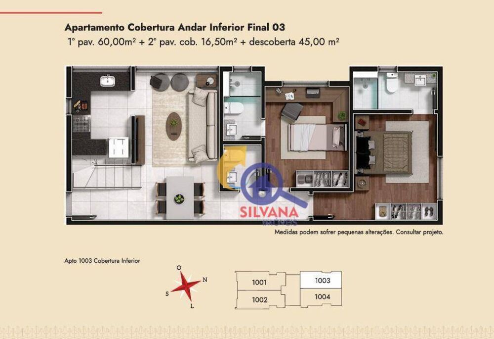 Cobertura à venda com 3 quartos, 149m² - Foto 3