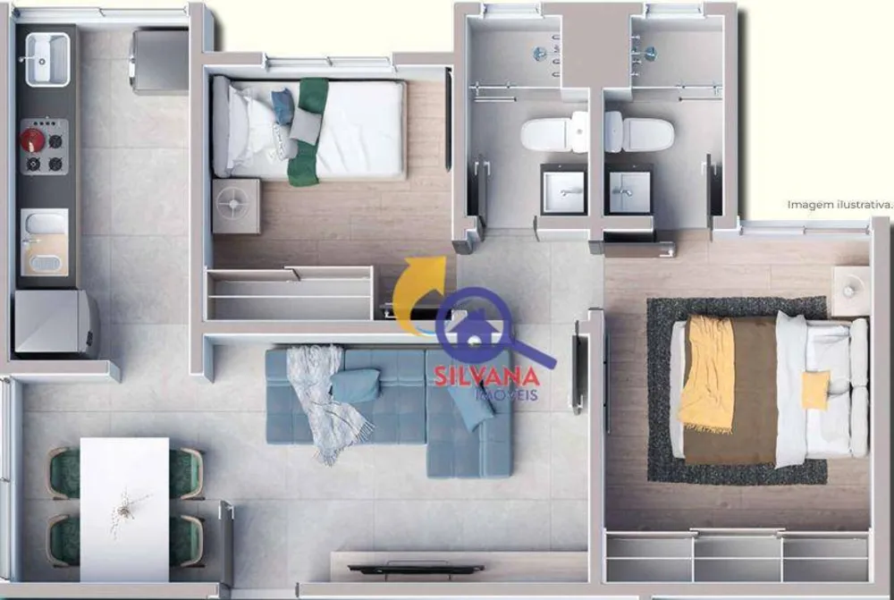 Apartamento, 2 quartos, 105 m² - Foto 15