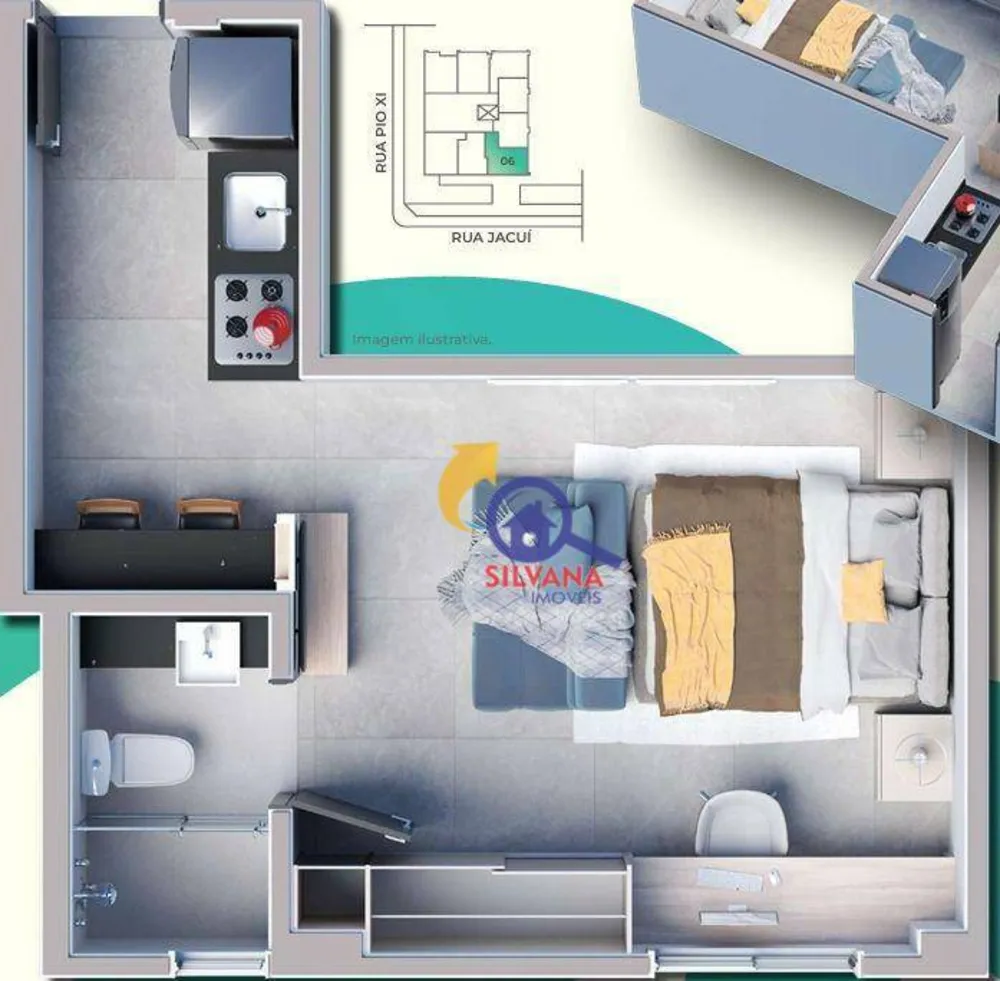 Apartamento, 2 quartos, 48 m² - Foto 15