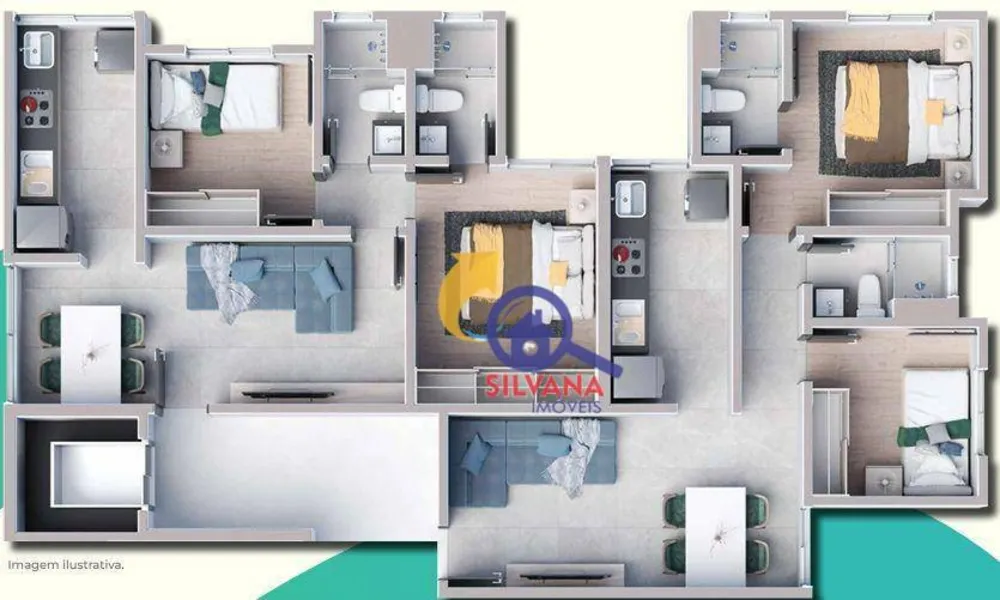 Apartamento, 2 quartos, 48 m² - Foto 12