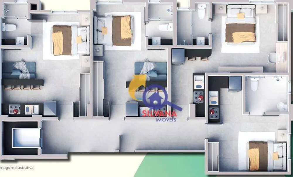 Apartamento, 2 quartos, 48 m² - Foto 4