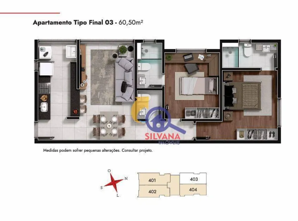 Apartamento, 3 quartos, 97 m² - Foto 9