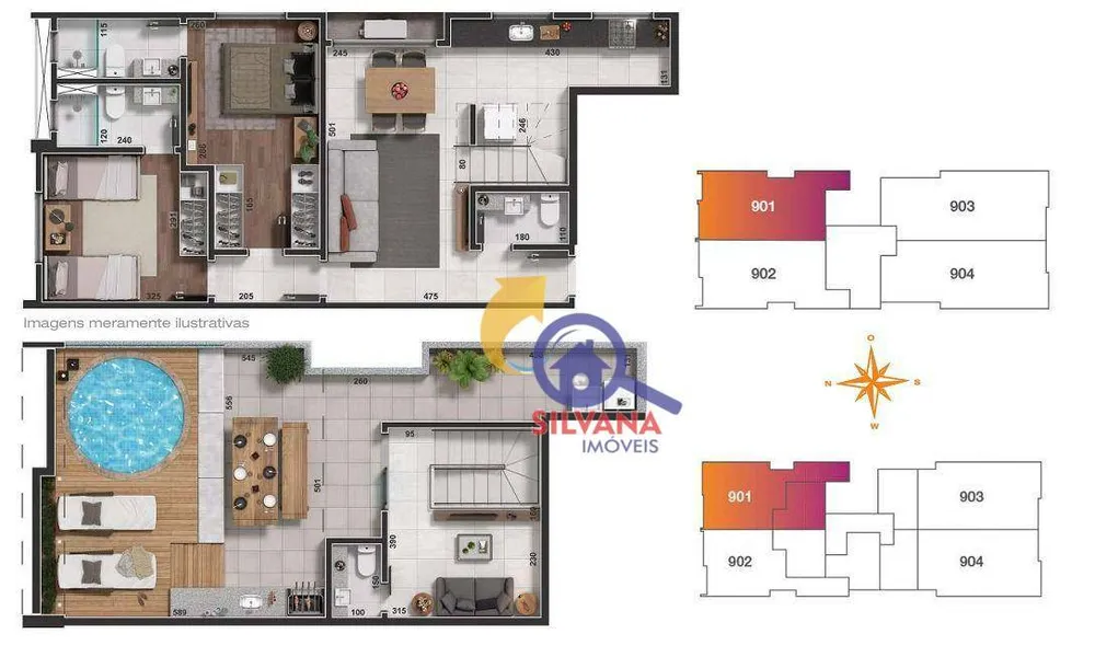Cobertura, 2 quartos, 127 m² - Foto 10