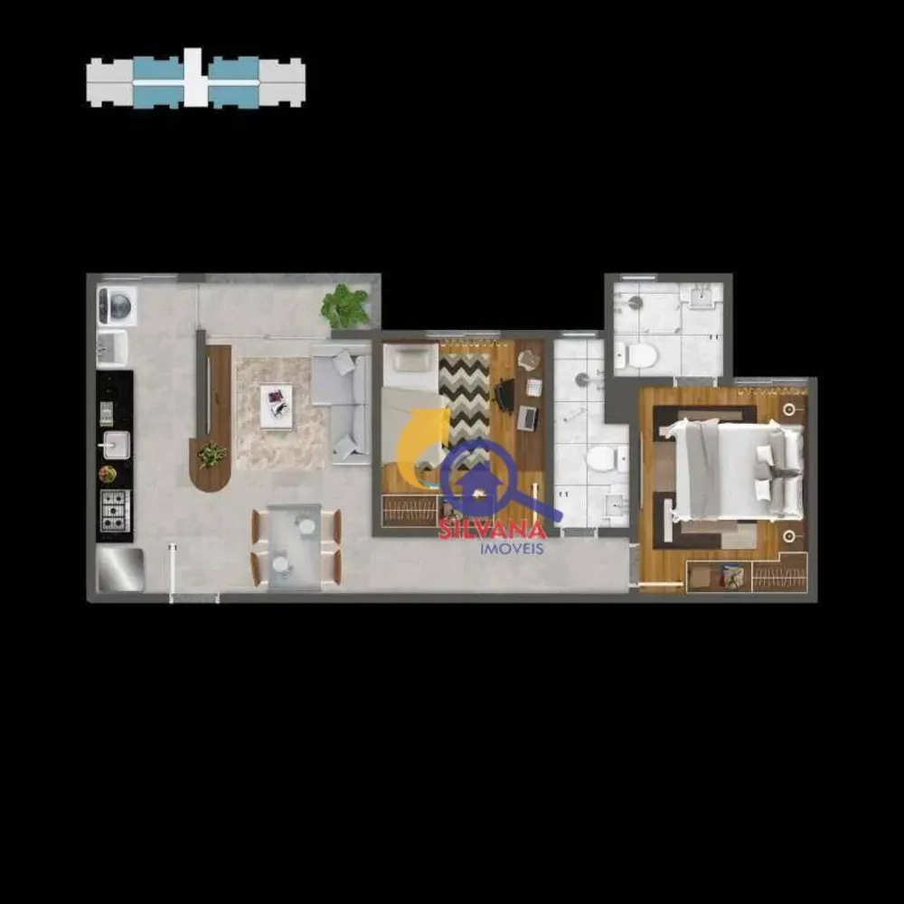 Apartamento, 2 quartos, 54 m² - Foto 16