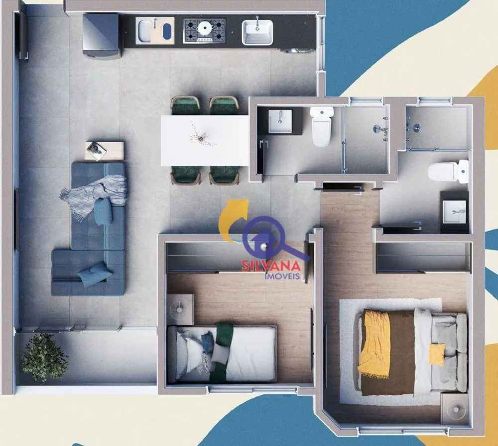 Apartamento, 2 quartos, 59 m² - Foto 14