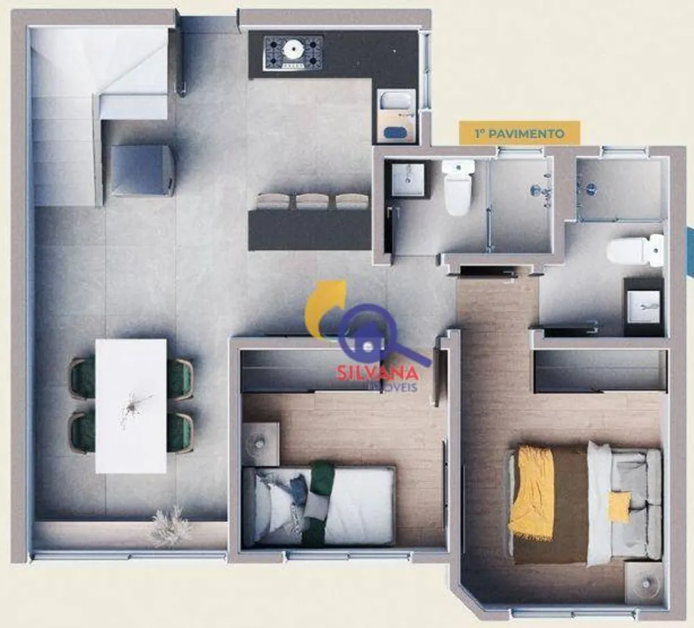 Apartamento, 2 quartos, 59 m² - Foto 12
