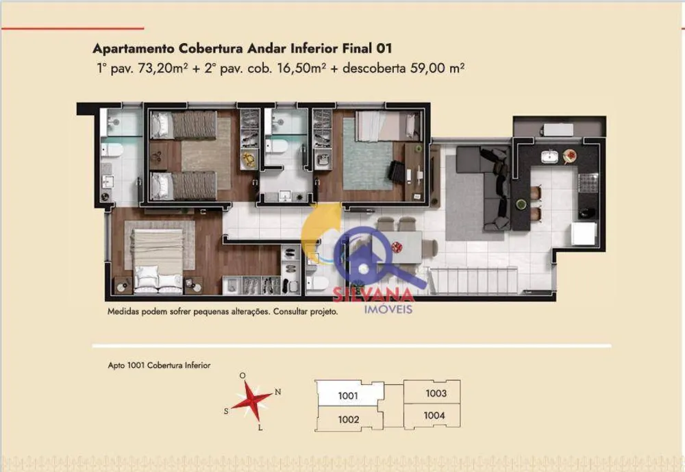 Apartamento, 2 quartos, 73 m² - Foto 13