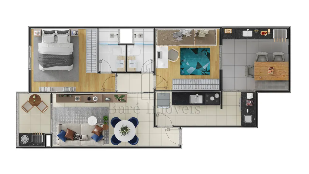 Apartamento, 2 quartos, 70 m² - Foto 3
