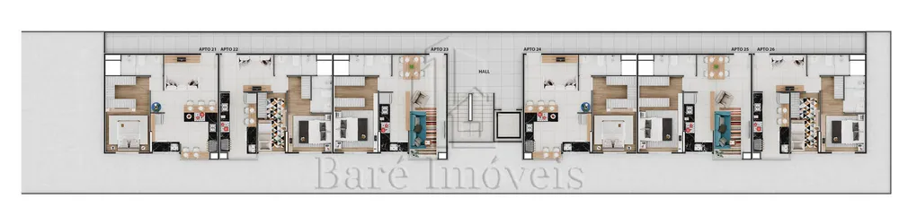 Apartamento, 2 quartos, 42 m² - Foto 1