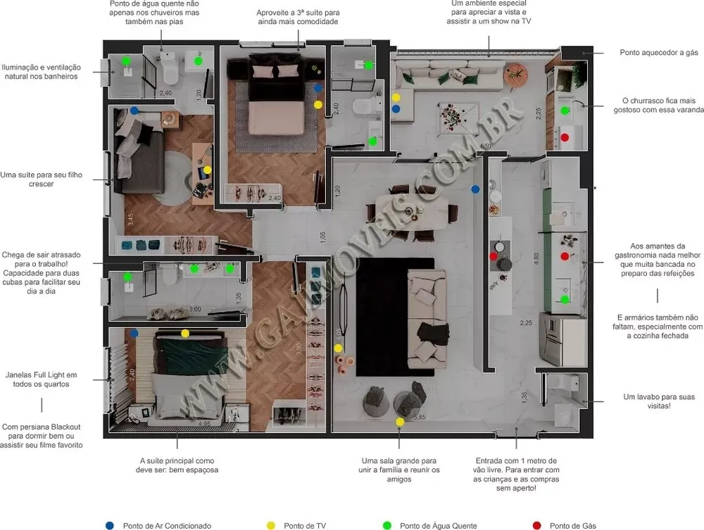 Apartamento, 3 quartos, 101 m² - Foto 20