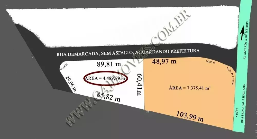 Terreno, 4489 m² - Foto 1