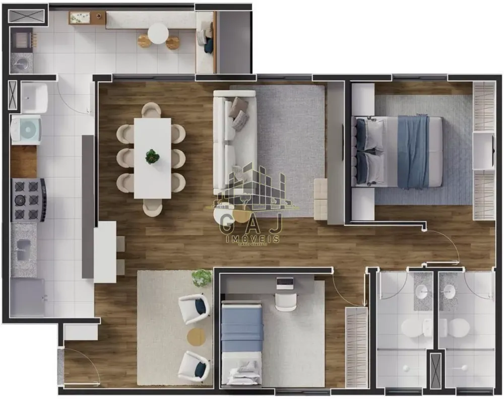 Apartamento, 3 quartos, 82 m² - Foto 8